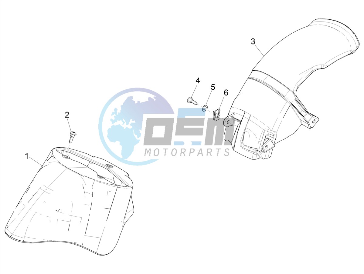 Wheel housing - Mudguard