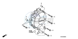 CBR600RR9 U / MME drawing GENERATOR COVER