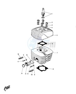 G31 M [CENTURION] (-M) 100 [CENTURION] drawing CYLINDER HEAD_CYLINDER