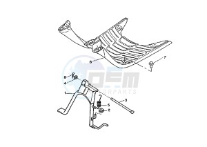 BW'S R 50 drawing FOOTREST -STAND