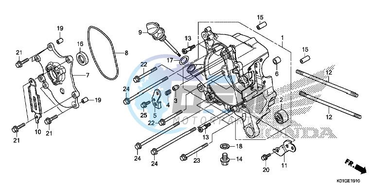 RIGHT CRANKCASE