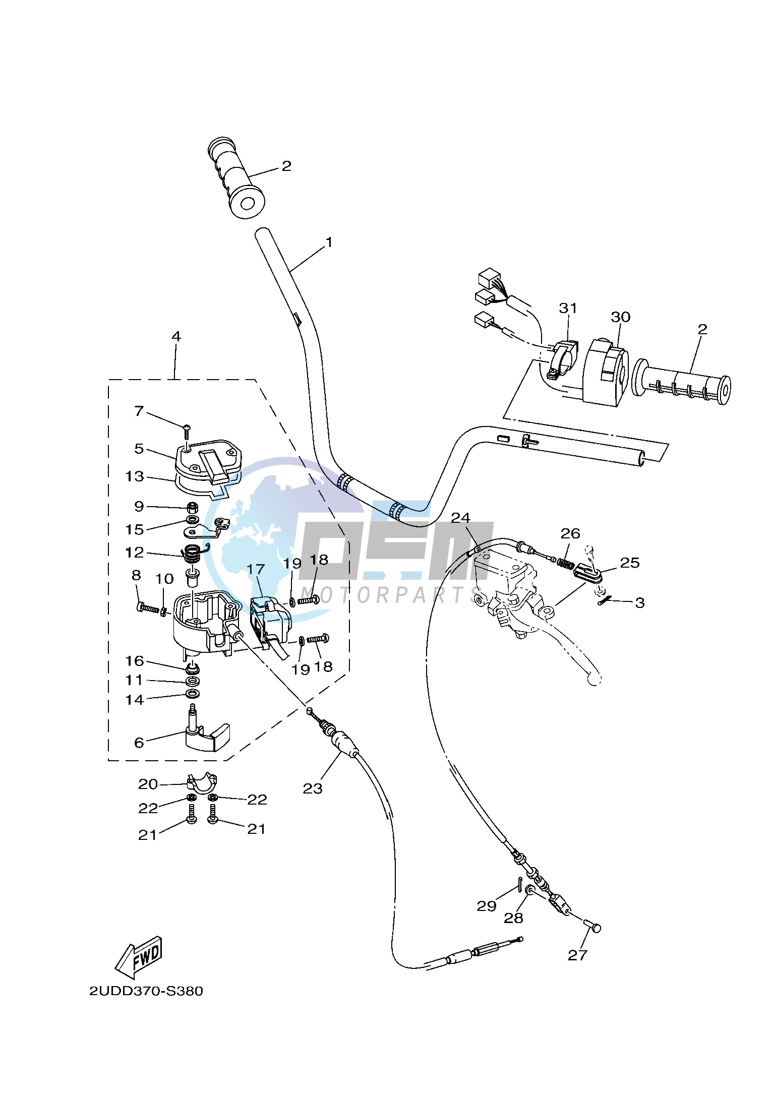 STEERING HANDLE & CABLE