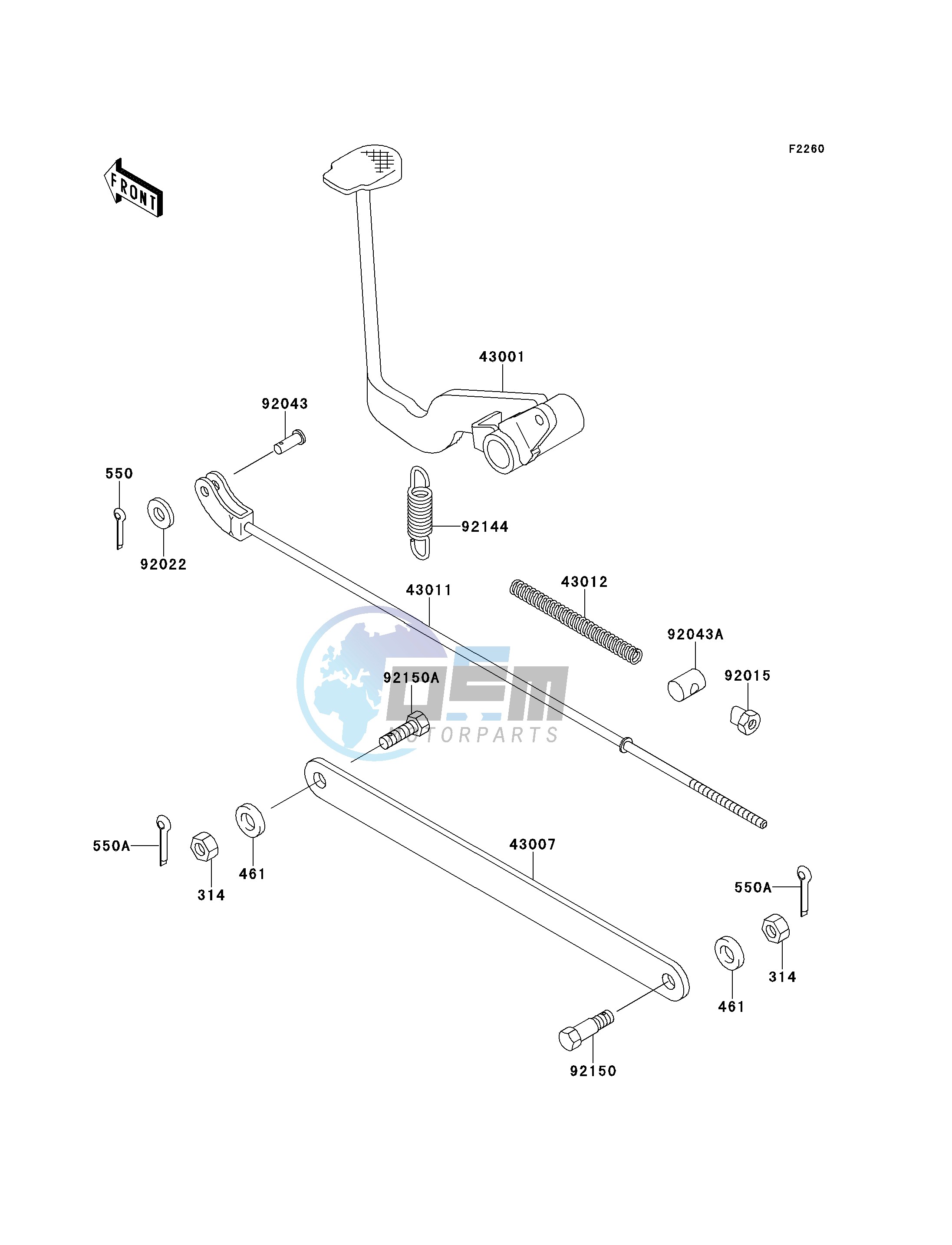 BRAKE PEDAL