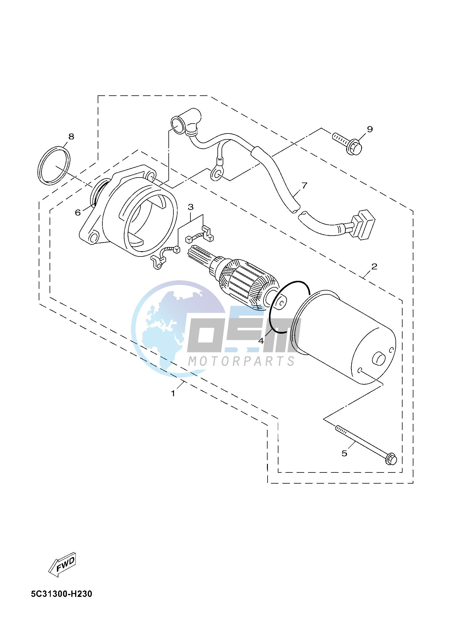 STARTING MOTOR