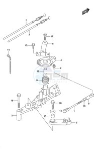 DF 250 drawing Throttle Rod