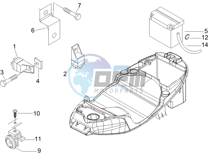 Remote control switches - Battery - Horn