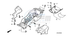 CBR1000RRA F / CMF drawing REAR FENDER (CBR1000RR)