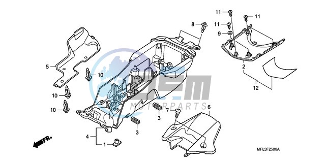 REAR FENDER (CBR1000RR)