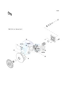 KAF 400 A [MULE 610 4X4] (A6F-AF) A6F drawing OPTIONAL PARTS-- ENGINE- -