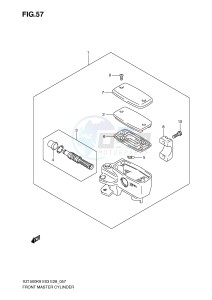 VZ1500 (E3-E28) drawing FRONT MASTER CYLINDER