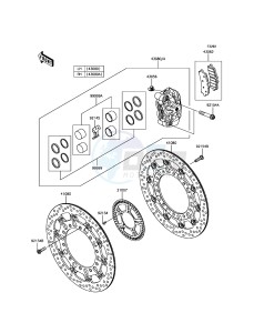 NINJA H2 / NINJA H2 CARBON ZX1000XHF XX (EU ME A(FRICA) drawing Front Brake