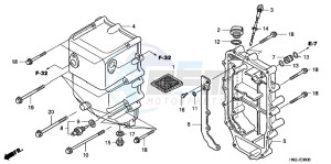 TRX500FAC drawing OIL TANK