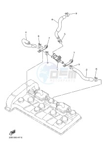 XJ6N ABS 600 XJ6-N (NAKED, ABS) (36B7 36B8) drawing AIR INDUCTION SYSTEM