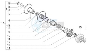 Liberty 50 4t RST ptt (E) Spain drawing Driven pulley