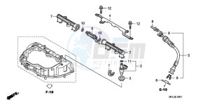 CBR1000RRA Australia - (U) drawing INJECTOR