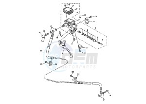 FJR 1300 drawing CLUTCH MASTER CYLINDER