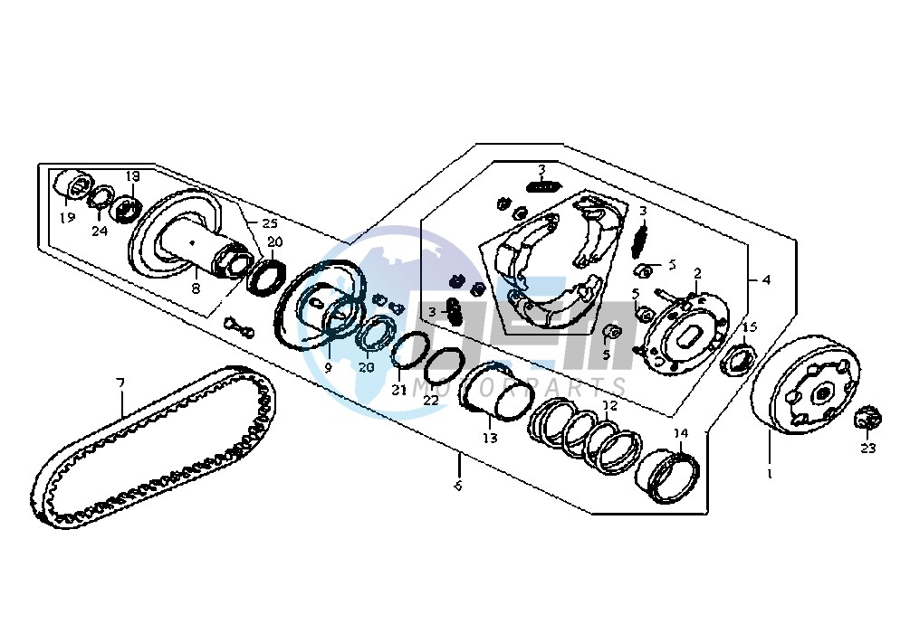 DRIVEN PULLEY