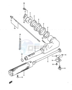 DT 5 drawing Tiller Handle