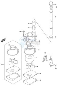 DF 225 drawing Water Pump