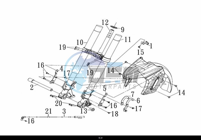 STRG. STEM COMP. - FR. CUSHION