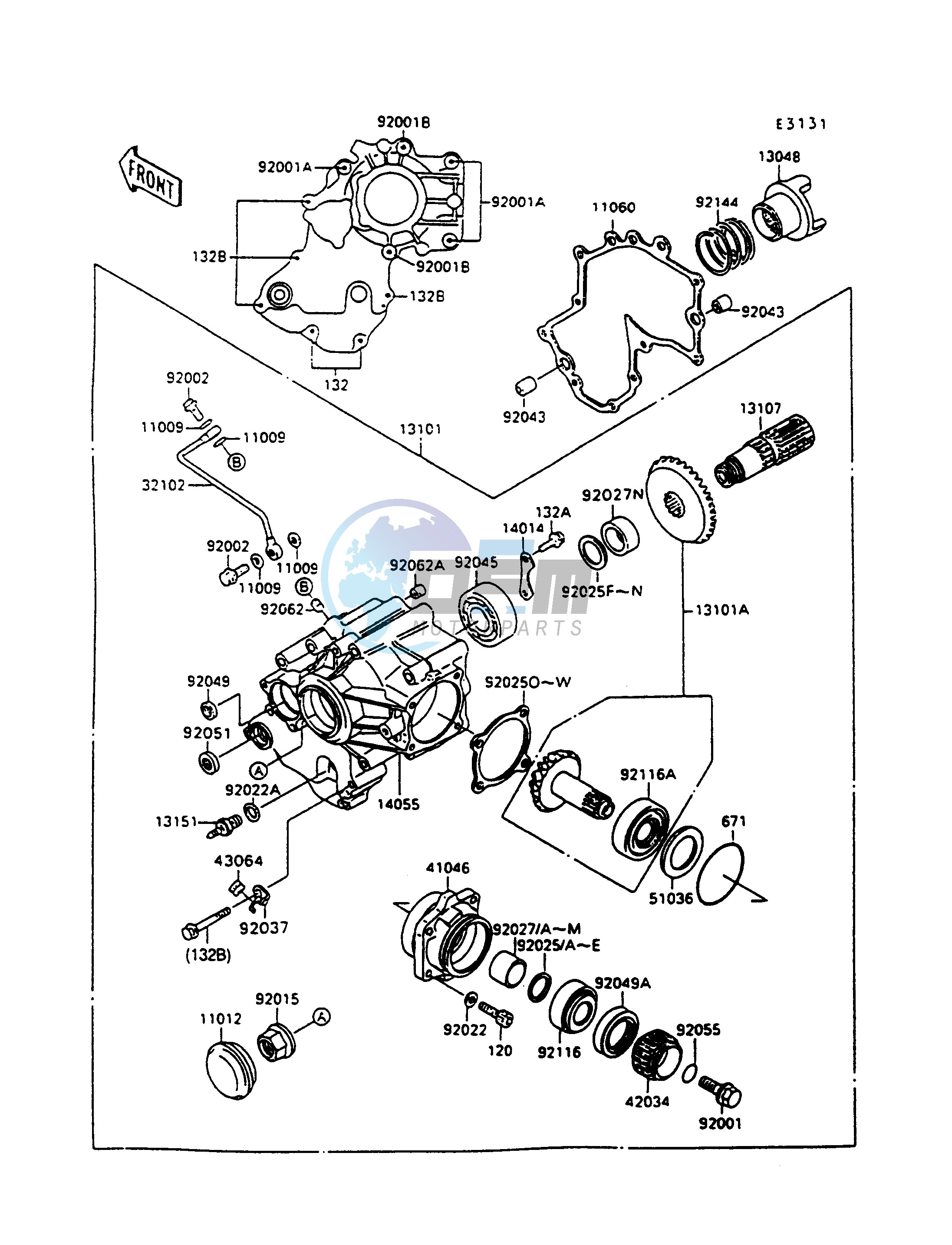 FRONT BEVEL GEAR