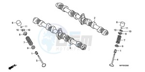 CB13009 BR / MME - (BR / MME) drawing CAMSHAFT/VALVE