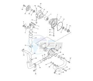 FZ1 1000 drawing WATER PUMP