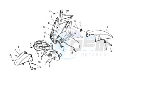 VARIANT SPORT - 125 CC VTHSG000 4T E3 drawing FRONT BODY