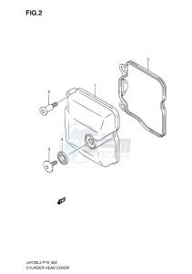 UH125G BURGMAN EU drawing CYLINDER HEAD COVER