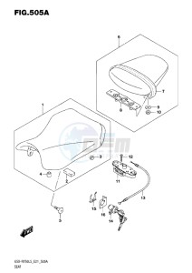 GSX-R750 drawing SEAT L5