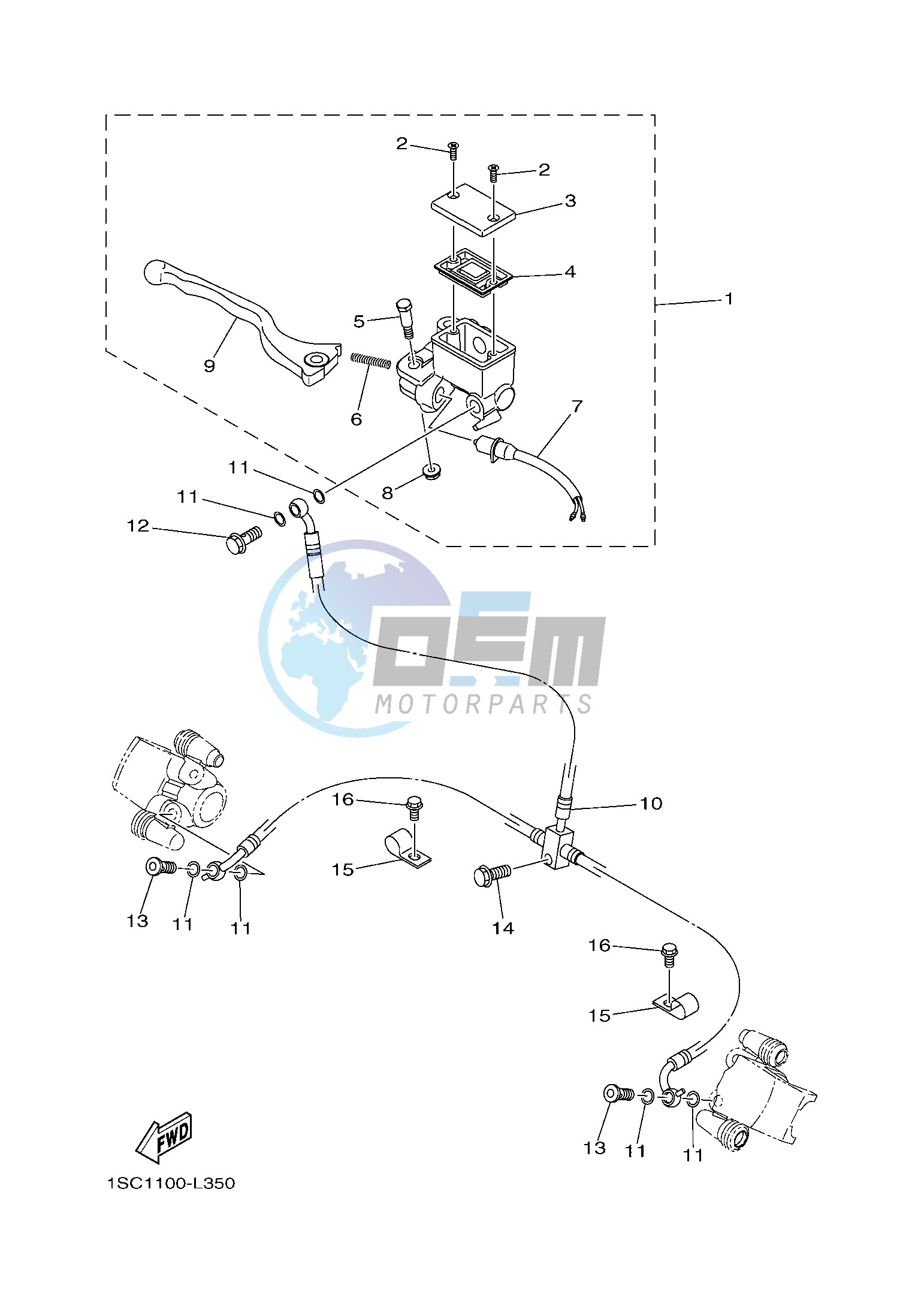 FRONT MASTER CYLINDER