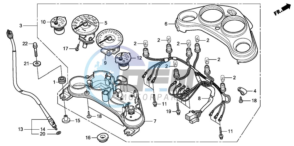 METER (CBR125RW7)