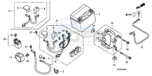 CBF1000T9 Ireland - (EK) drawing BATTERY