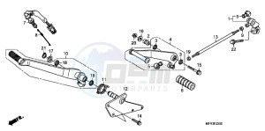 VT1300CXAC drawing PEDAL