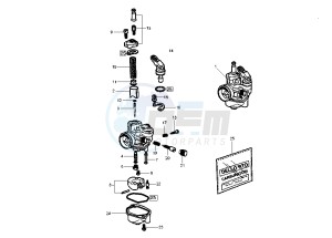 SMT 50 drawing Carburetor