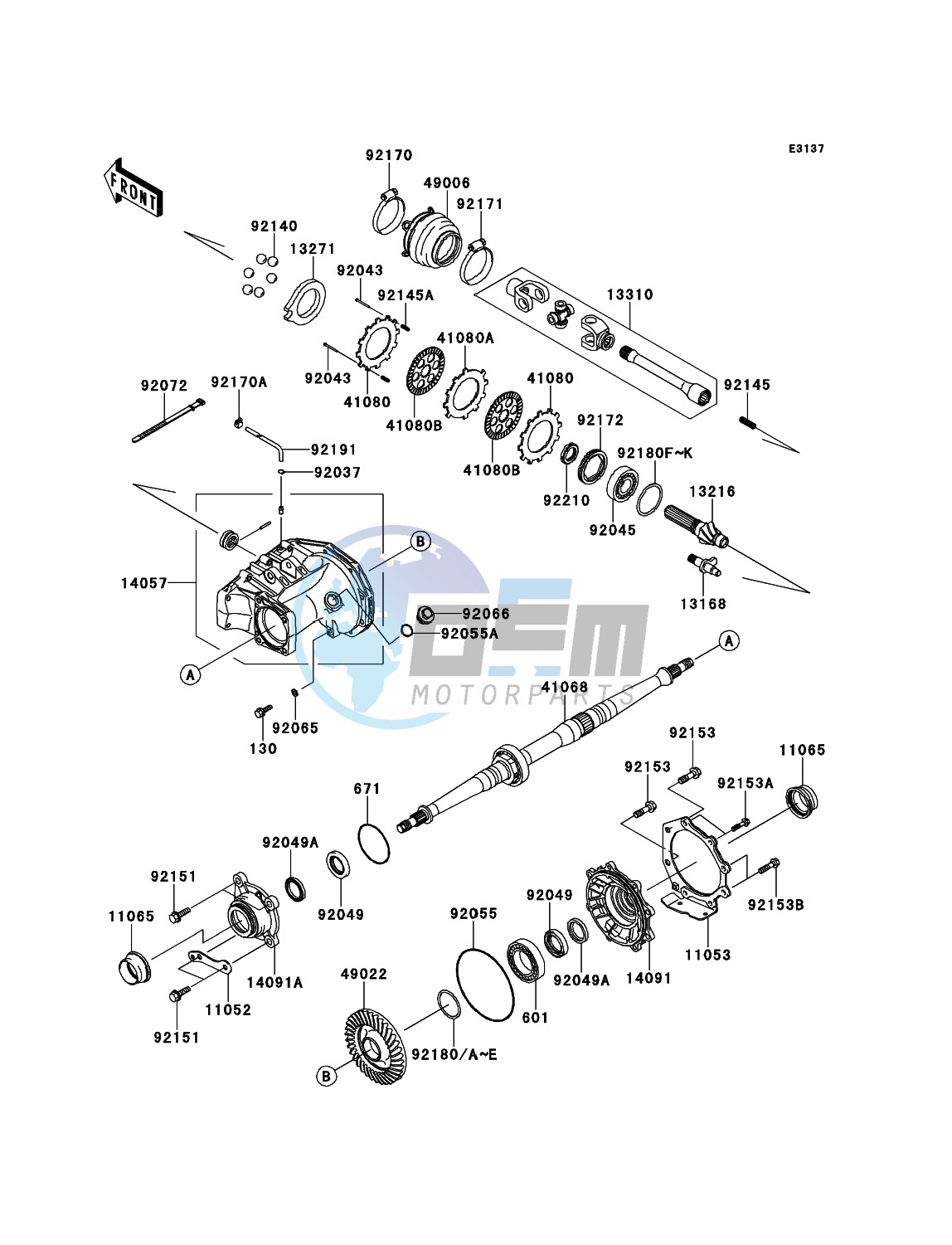 Drive Shaft-Rear