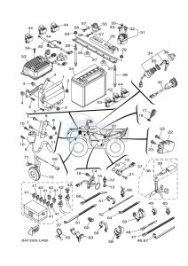 YFM700FWAD GRIZZLY 700 EPS (B4FC) drawing ELECTRICAL 1