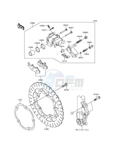 NINJA_250SL BX250AFF XX (EU ME A(FRICA) drawing Front Brake