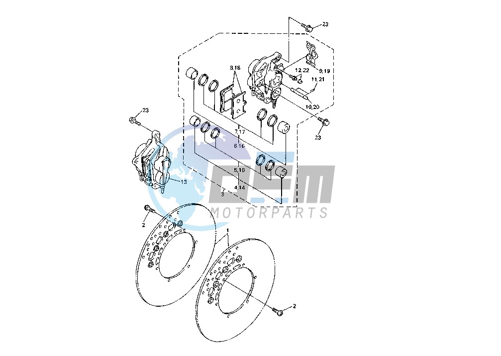 FRONT BRAKE CALIPER