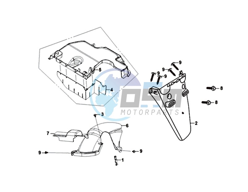 REAR MUDGUARD - MUDGUARD