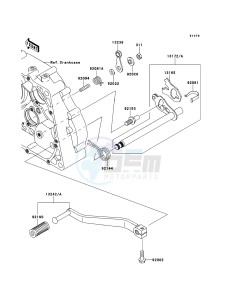 D-TRACKER_125 KLX125DDF XX (EU ME A(FRICA) drawing Gear Change Mechanism