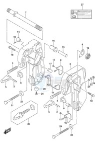 DF 20A drawing Clamp Bracket w/Power Tilt