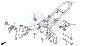 CRF50F drawing FRAME BODY