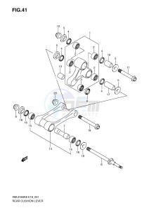 RM-Z450 (E19) drawing REAR CUSHION LEVER (RM-Z450K8 K9)