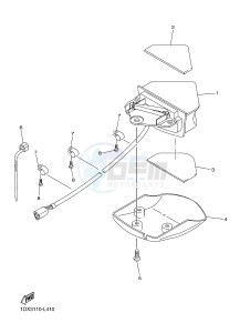 WR450F (1DXK) drawing TAILLIGHT