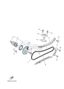 MWS125-A TRICITY 125 (BR71 BR74) drawing CAMSHAFT & CHAIN