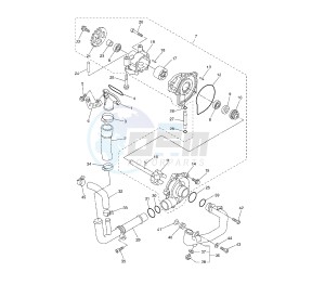 FZ1 1000 drawing WATER PUMP