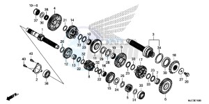 CBR650FAH 2ED - (2ED) drawing TRANSMISSION