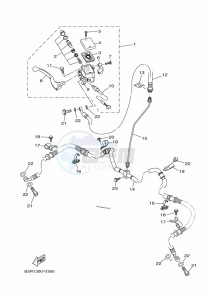 YFM450FWB KODIAK 450 (BHS2) drawing FRONT MASTER CYLINDER