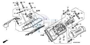 ST1300A9 Korea - (KO / ABS MME) drawing CYLINDER HEAD COVER